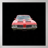 Mooie orang of rode Oldsmobile Cutlass Poster (Voorkant)