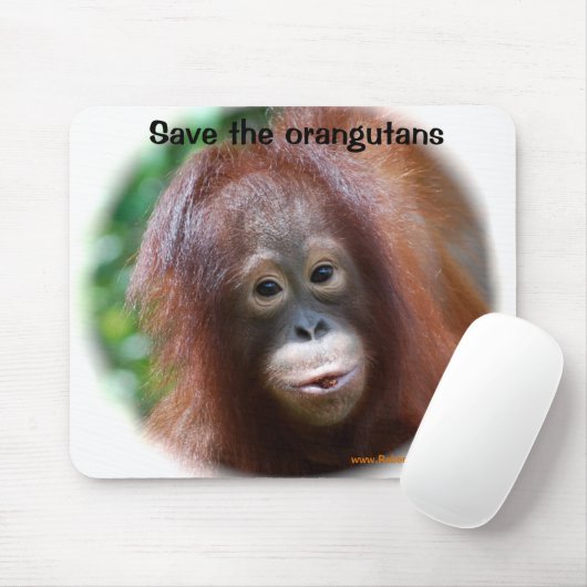 Mooie Orangutan baby Muismat (Met muis)