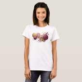 Mooie Oranje ABSTRACTE KUNST Ontwerp T-shirt (Voorkant volledig)