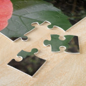 Mooie Oranje Hibiscus Bloem Puzzel (Zijkant)