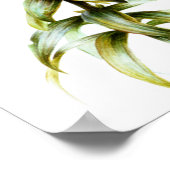 Mooie oranje lileugenpotlood en waterverf kunst poster (Hoek)