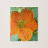 Mooie Oranje Oostindische Kers Bloem Puzzel (Verticaal)