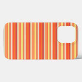Mooie oranje rode strepen Case-Mate iPhone case (Achterkant (horizontaal))