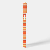 Mooie oranje rode strepen Case-Mate iPhone case (Achterkant / Rechts)