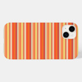 Mooie oranje rode strepen Case-Mate iPhone case (Achterkant (horizontaal))
