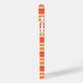 Mooie oranje rode strepen Case-Mate iPhone case (Achterkant / Links)