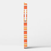 Mooie oranje rode strepen Case-Mate iPhone case (Achterkant / Links)