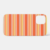 Mooie oranje rode strepen Case-Mate iPhone case (Achterkant (horizontaal))