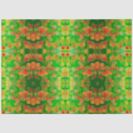 Mooie Oranje Roze Groen Citroen Stippen Tissue Pap Tissuepapier