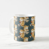 Mooie oranje tabby kat koffiemok (Voorkant links)