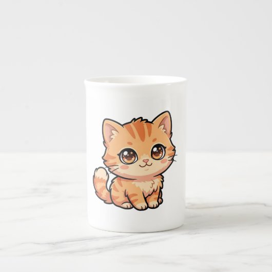 Mooie oranje tabby poes mok (Voorkant)