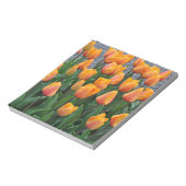 Mooie oranje tulpen notitieblok (Linkerzijde)