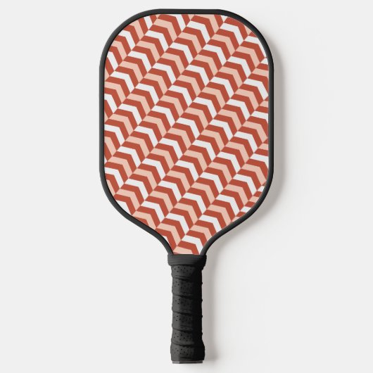 Mooie Oranje visgraat Pro Pickleball Paddle (Voorkant)