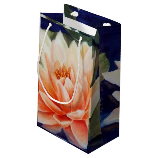 Mooie Oranje waterlapper Klein Cadeauzakje (Achterkant Gekanteld)