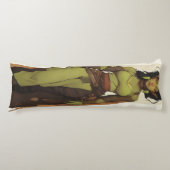 Mooie Orc Girl Anime Lichaamskussen (Voorkant)