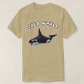 Mooie orca walvis 2 t-shirt (Design voorkant)