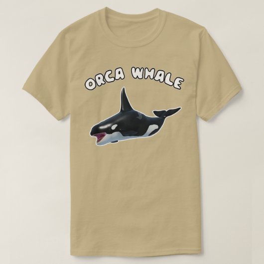 Mooie orca walvis 2 t-shirt (Design voorkant)