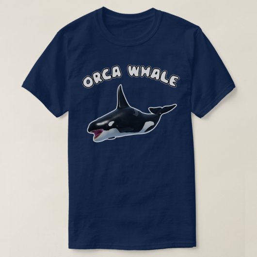 Mooie orcaanse walvis t-shirt (Design voorkant)