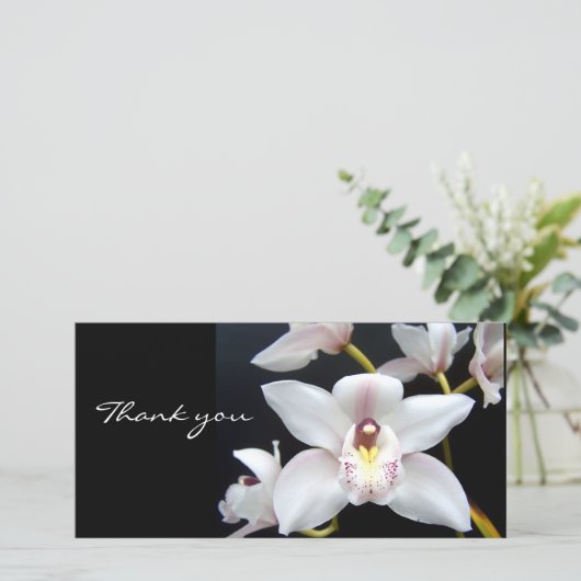Mooie Orchid bedankt je (Staand voorkant)