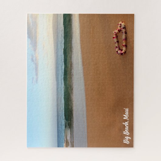 Mooie Orchid Lei op Big Beach Maui Legpuzzel (Verticaal)