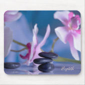 Mooie Orchid, Zen Stones Muismat (Voorkant)