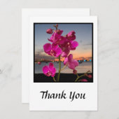 Mooie orchidee bedankt (Voorkant / Achterkant)