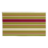 Mooie orchidee gekleurde streep kussensloop (Achterkant-Rechts)