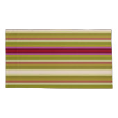 Mooie orchidee gekleurde streep kussensloop (Achterkant-Links)