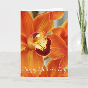 Mooie Orchidee Moederdag Kaart