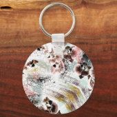 Mooie orchidee sleutelhanger (Voorkant)