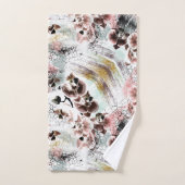 Mooie orchidee stijlvol bad handdoek (Handdoek)