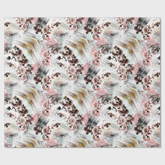 Mooie orchidee stijlvol cadeaupapier (Vlak)