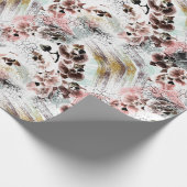 Mooie orchidee stijlvol cadeaupapier (Hoek)