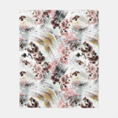 Mooie orchidee stijlvol fleece deken (Voorkant)