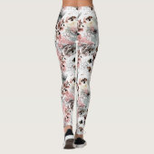 Mooie orchidee stijlvol leggings (Achterkant)