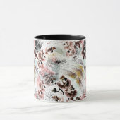 Mooie orchidee stijlvol mok (Midden)