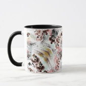 Mooie orchidee stijlvol mok (Links)