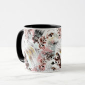 Mooie orchidee stijlvol mok (Voorkant links)