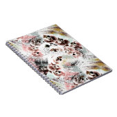 Mooie orchidee stijlvol notitieboek (Rechterzijde)