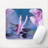 Mooie Orchidee, Zen Stenen Muismat (Met muis)