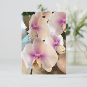 Mooie Orchideeën Bedankkaart (Staand voorkant)