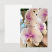 Mooie Orchideeën Bedankkaart (Voorkant / Achterkant)