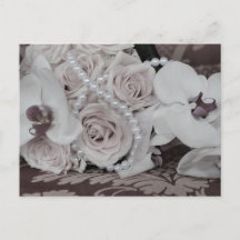 Mooie orchideeën en Rozen Sla de datum op