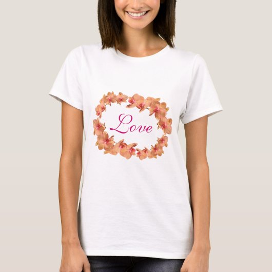 Mooie orchideeën t-shirt (Voorkant)