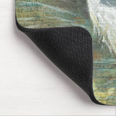 Mooie orebird Wading in water Art Muismat (Hoek)