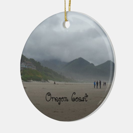 Mooie Oregon Coast Cannon Beach Keramisch Ornament (Links)
