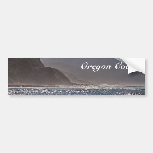 Mooie oregonkust bumpersticker (Voorkant)