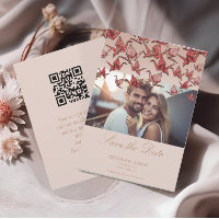 Mooie Origami Papier Kraan Foto QR Code