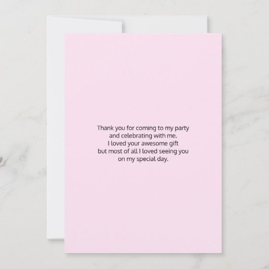 Mooie orn met regenboogmane bedankt (Achterkant)