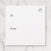 Mooie Ornamenten van de kerstvakantie Bedankjes Labels (Achterkant)